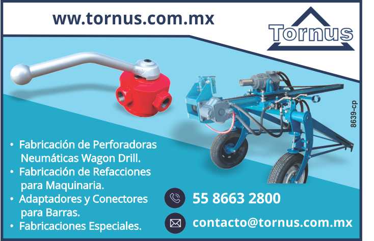 Somos Fabricantes de Perforadoras Neumaticas Wagon Drill, de Refacciones para Maquinaria, Adaptadores y Conectores para Barras. Fabricaciones Especiales.