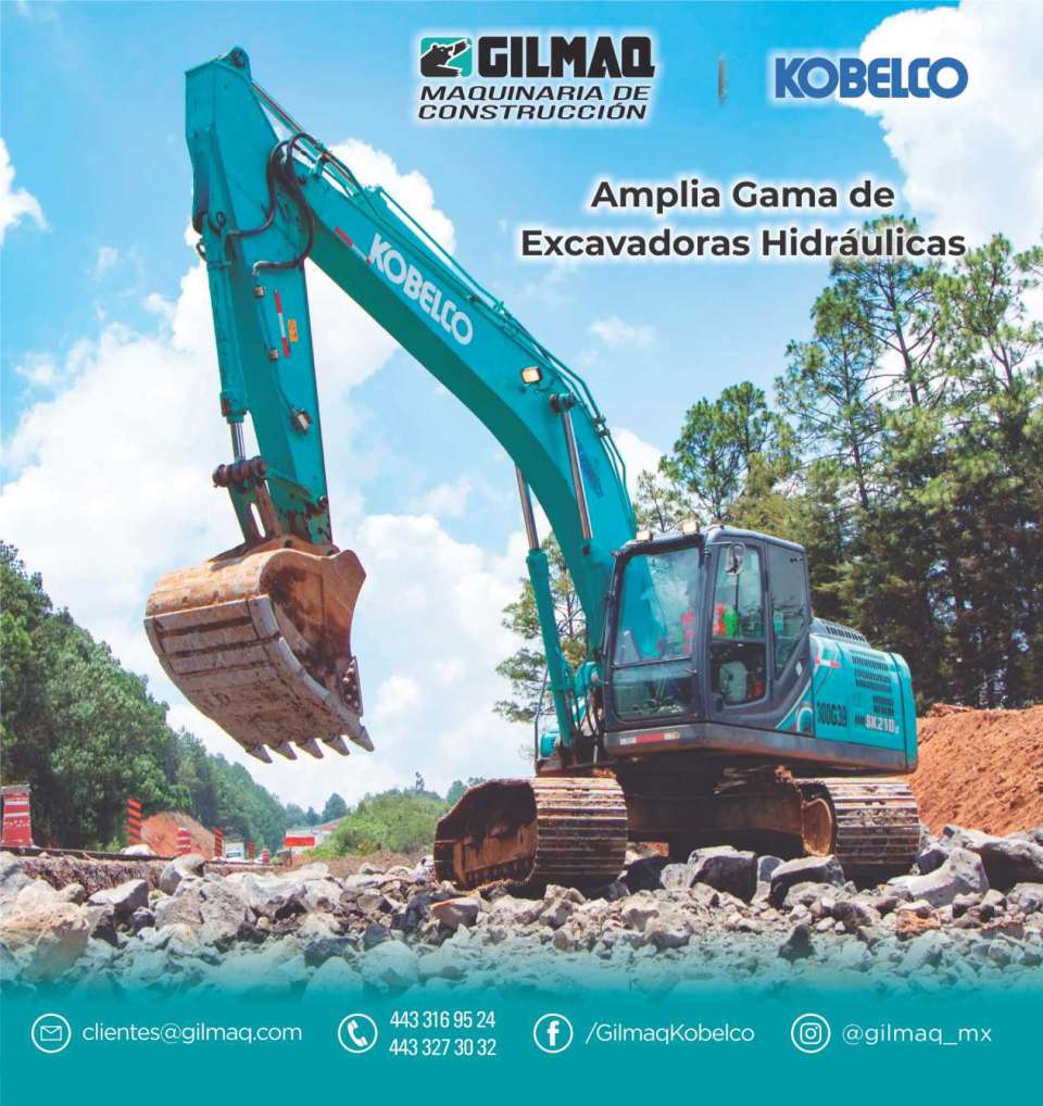 GILMAQ / KOBELCO Maquinaria de Construccion Amplia Gama de Excavadoras Hidraulicas